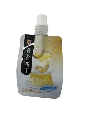 60g Small Size Spout Stand Up Packaging Pouch Customized For Liquid Juice