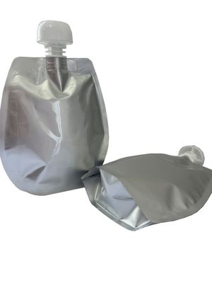 Transparent Aluminum Foil Stand Up Free Shaped Spout Pouch Retortable