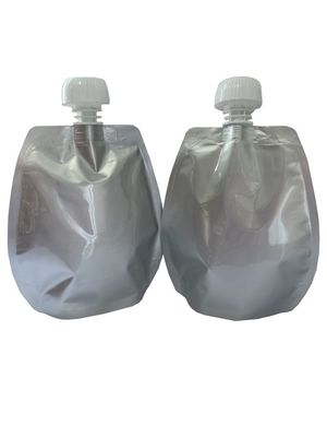 Transparent Aluminum Foil Stand Up Free Shaped Spout Pouch Retortable