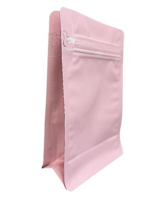 Stock PET Coffee Bag Pouch With Heat Seal Lamination For Customized Design