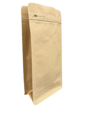 500g Capacity Coffee Packaging Pouch with Brown Kraft Paper for Coffee