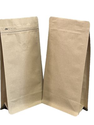500g Capacity Coffee Packaging Pouch with Brown Kraft Paper for Coffee