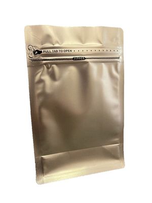 Gold Printing Eco Friendly Coffee Pouches for Environmentally Packaging