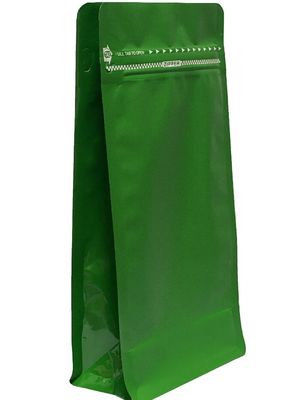 Customized Coffee Packaging Pouch With Flat Bottom Valve And UV Printing