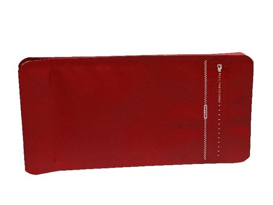 100g Metalized Flat Bottom Coffee Packaging Pouch With Valve And Ziplock