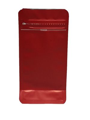 100g Metalized Flat Bottom Coffee Packaging Pouch With Valve And Ziplock