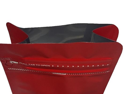 100g Metalized Flat Bottom Coffee Packaging Pouch With Valve And Ziplock