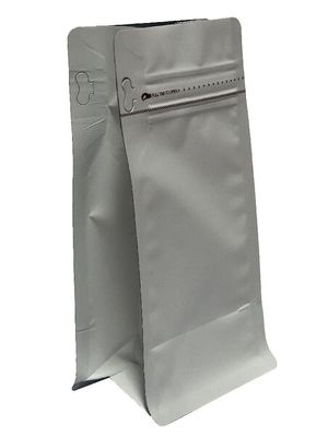 Quad Shape Coffee Packaging Pouch For Coffee With Eco Friendly Material