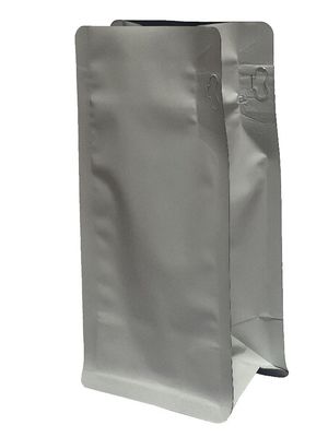 Quad Shape Coffee Packaging Pouch For Coffee With Eco Friendly Material