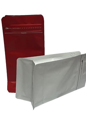 100-1kg Capacity Heat Seal Flat Bottom Coffee Bag Pouch With Full Matte