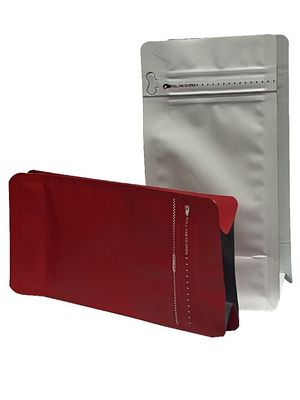 100-1kg Capacity Heat Seal Flat Bottom Coffee Bag Pouch With Full Matte