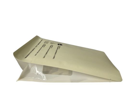 Matt Varnish Flat Bottom Pouches Side Gusset Moisture Proof For RIce Food