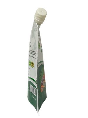 Custom Foil Stand Up side Spout Pouch For Oil with CMYK Spot Colors