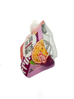 Custom Printed Spout Pouch For 100g Fruit Juce With Spout Dia 8.6mm-10mm