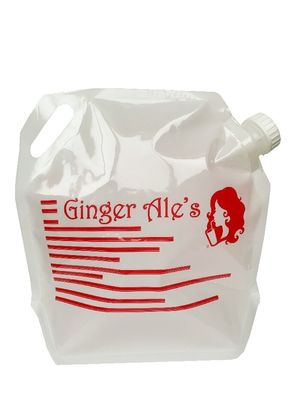Custom Liquid Detergent Pouch Strong Nylon Stand Up With Bag Capacity 5L