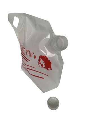 Custom Liquid Detergent Pouch Strong Nylon Stand Up With Bag Capacity 5L
