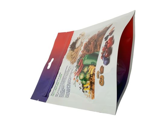 Barrier Mylar Stand Up Zipper Bag Custom Printed Food Digital Printing