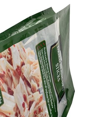 Customized Side Gusset Snack Food Packaging Bag With Zipper And Window