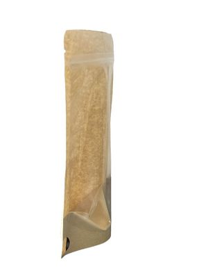 Customizable kraft paper Coffee Packaging Pouch With zipper and window