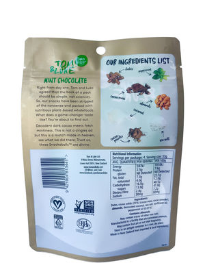Customized Stand Up Packaging Pouches In Solvent Free Lamination