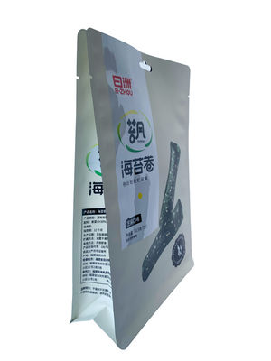 Customizable Gravure Printing Snack Food Packaging Pouch Flat Bottom