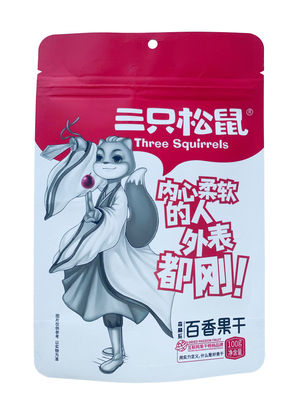 Customizable Barrier Stand Up zipper Paper Packaging Pouches For Food