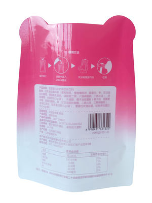 Durable Free Shaped Pouch Resealable Customizable Gusset Packaging