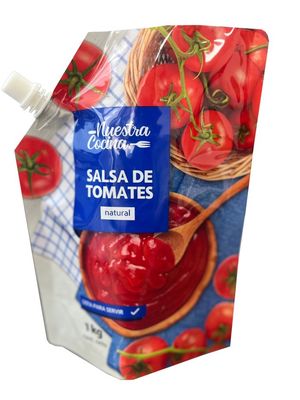 Customized stand Up side Spout Food Grade Packaging Pouches for liquid