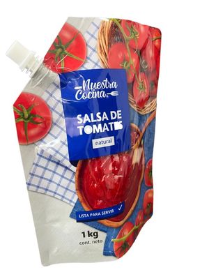 Customized stand Up side Spout Food Grade Packaging Pouches for liquid