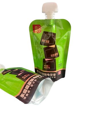 Temperature Resistant Leak Proof Stand Up  Retort Spout Packaging Pouch