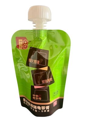 Temperature Resistant Leak Proof Stand Up  Retort Spout Packaging Pouch