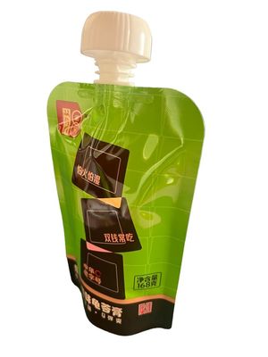 Temperature Resistant Leak Proof Stand Up  Retort Spout Packaging Pouch