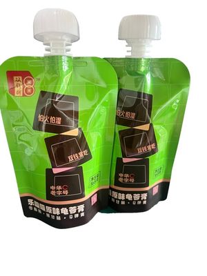 Temperature Resistant Leak Proof Stand Up  Retort Spout Packaging Pouch