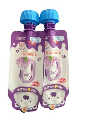 Custom Printed Stand Up Spout Bag For Food Packaging From 10G To 1KG