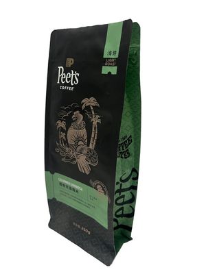 Metalised Foil Laminated Coffee Bag Pouch With Capacity 100g-1kg