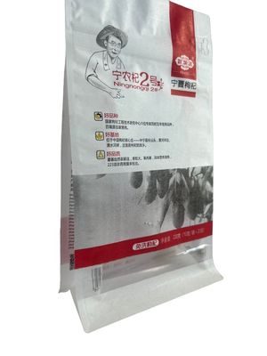 Customized Window Design White Paper Pouch For Rice With Zipper