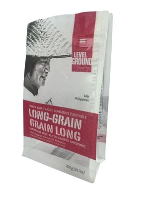 CMYK Colors Kraft Stand Up Paer Packaging Pouches With Window And Zipper