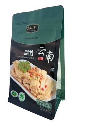 Flat Bottom Pouch Resealable Zipper For Sterilization 90C-100C-121C-135C
