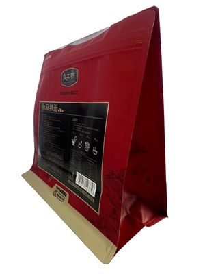 Customized Printing Flat Bottom Pouch With High Barrier Performance