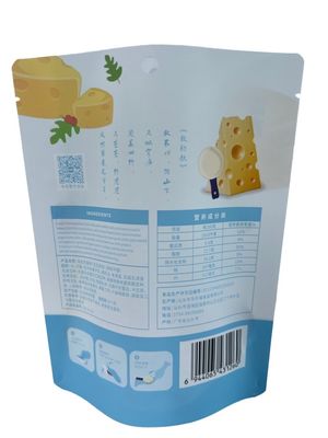 Customized Paper Packaging Pouches stand up bag with window design