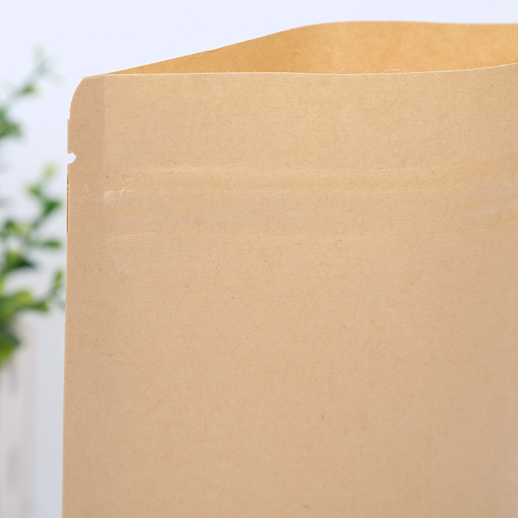 Frosted Window Digital Printing Kraft Paper Pouches