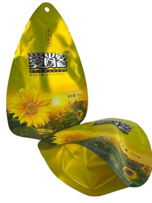 Customized Printed Free Shape Foil Laminated Packaging Bag For Nuts
